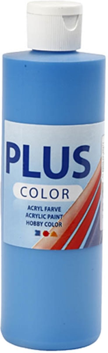 Plus Color acrylverf, primary blue, 250ml [HOB-39474]